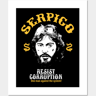 Serpico: A Badge of Integrity - Al Pacino Inspired T-Shirt Posters and Art